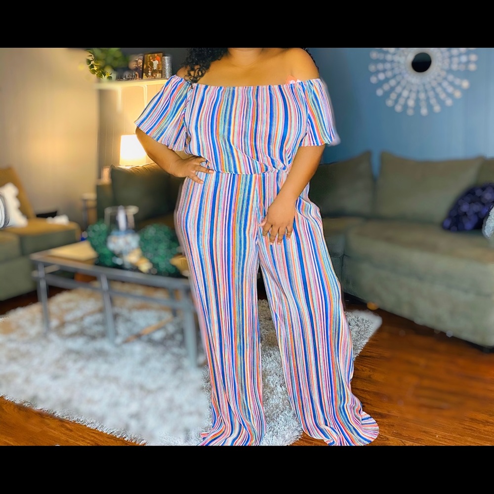 Plus Size Off the shoulder Romper Sz 3x